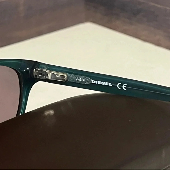 Diesel Eyeglasses DL5012 col.056 Tortoise&Green on Blue B-Shape Frame 52[]16 140 main image 2